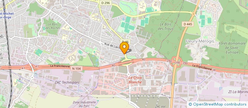 localisation de l'entreprise LUX HERBES à CORBEIL-ESSONNES