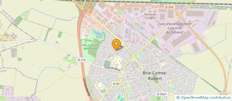 localisation de l'entreprise LUX'HOME  BRIE-COMTE-ROBERT