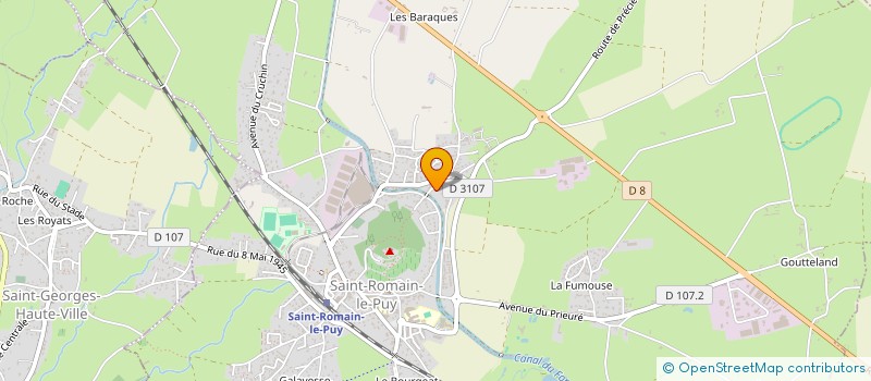 localisation de l'entreprise LUX - IMMO 14  SAINT-ROMAIN-LE-PUY