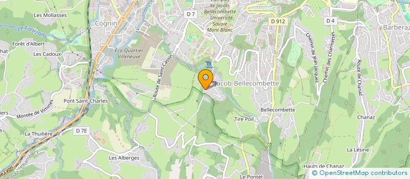 localisation de l'entreprise LUX'IMMO  JACOB-BELLECOMBETTE