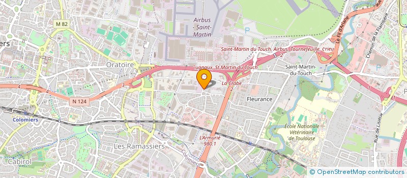 localisation de l'entreprise LUX IMMO à TOULOUSE