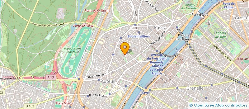 localisation de l'entreprise LUX INT'L  PARIS