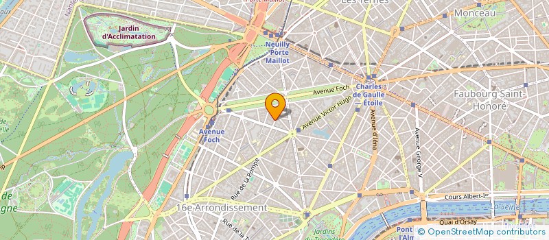 localisation de l'entreprise LUX INVEST  PARIS