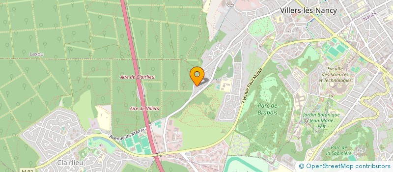 localisation de l'entreprise LUX ISABEY à VILLERS-LES-NANCY