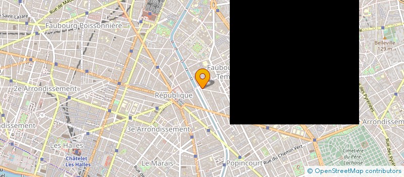 localisation de l'entreprise LUX LAVOMATIQUE à PARIS