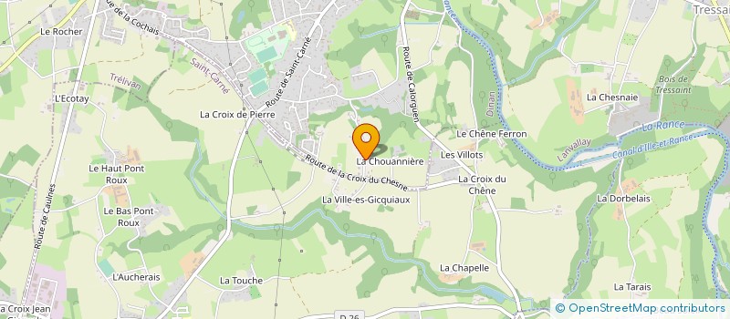 localisation de l'entreprise LUX'OR à DINAN