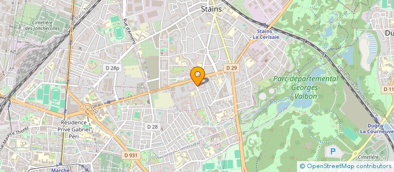 localisation de l'entreprise LUX' OTHENTIQ SOLUTIONS à STAINS