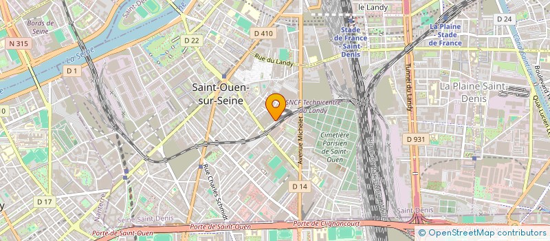 localisation de l'entreprise LUX PROTE BIENS LOCAUX SURVE GARDI PRIVE à SAINT-OUEN-SUR-SEINE