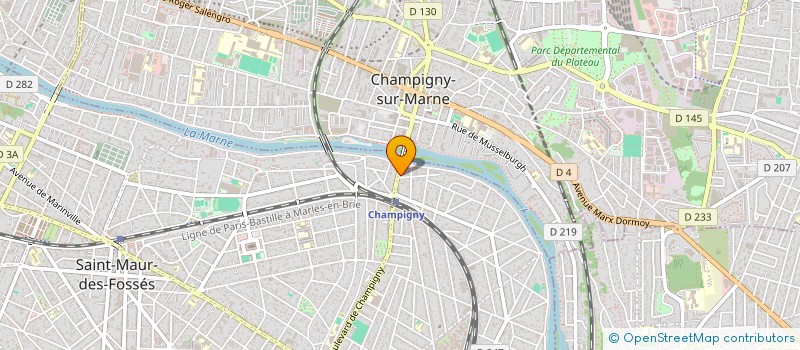 localisation de l'entreprise LUX RETOUCHES  SAINT-MAUR-DES-FOSSES