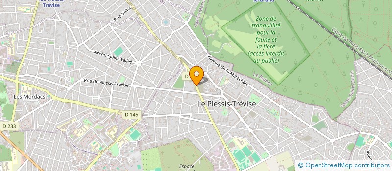 localisation de l'entreprise LUX ÆTERNA THANATOPRAXIE à LE PLESSIS-TREVISE