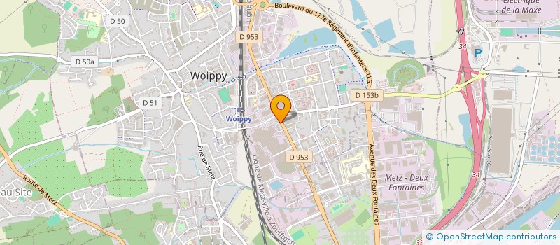 localisation de l'entreprise LUX'TRANSPORTS à WOIPPY