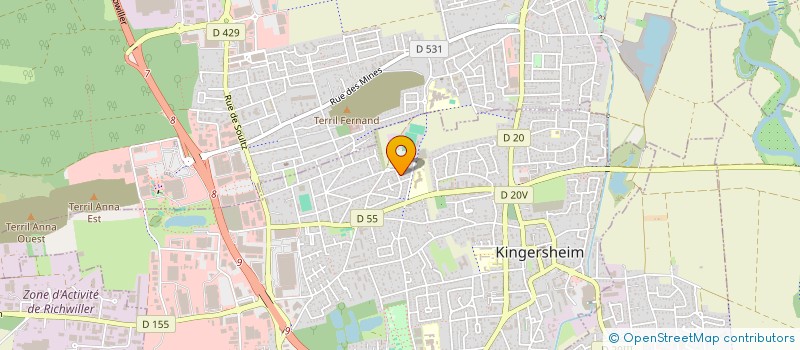 localisation de l'entreprise LUX&VIP TRANSFERT BY MULHOUSE EUROAIRPORT  MULHOUSE