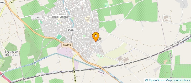 localisation de l'entreprise LUXA-DEL-ROSO  BOUILLARGUES