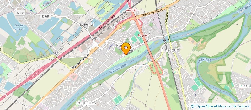 localisation de l'entreprise LUXA IMMOBILIER  ROQUES