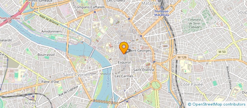 localisation de l'entreprise LUXA NATURA TOULOUSE  TOULOUSE