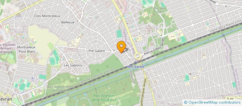 localisation de l'entreprise LUXACOM à VILLEPINTE
