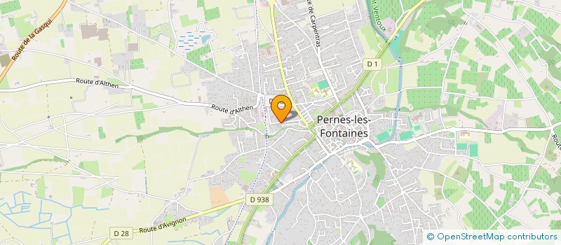 localisation de l'entreprise LUXACOR à PERNES-LES-FONTAINES