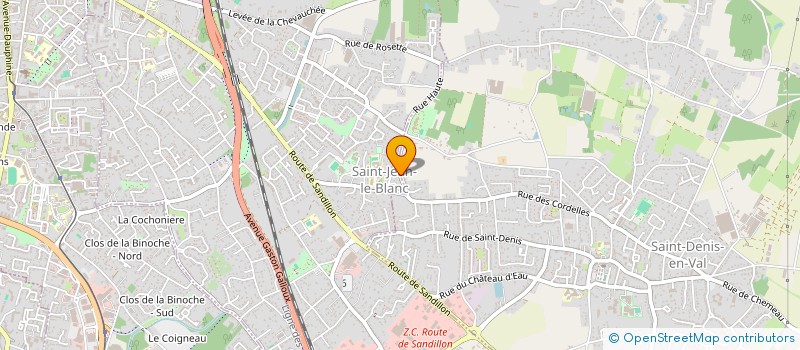 localisation de l'entreprise LUXACORP  SAINT-JEAN-LE-BLANC