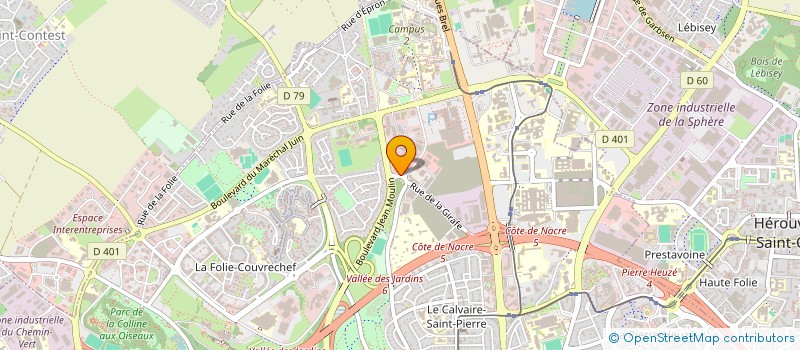 localisation de l'entreprise LUXAFLUOR à MONDEVILLE