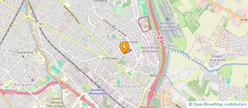 localisation de l'entreprise LUXANDCOM à TOULOUSE