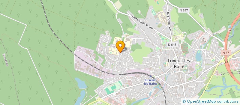 localisation de l'entreprise LUXANIMATIONS  LUXEUIL-LES-BAINS