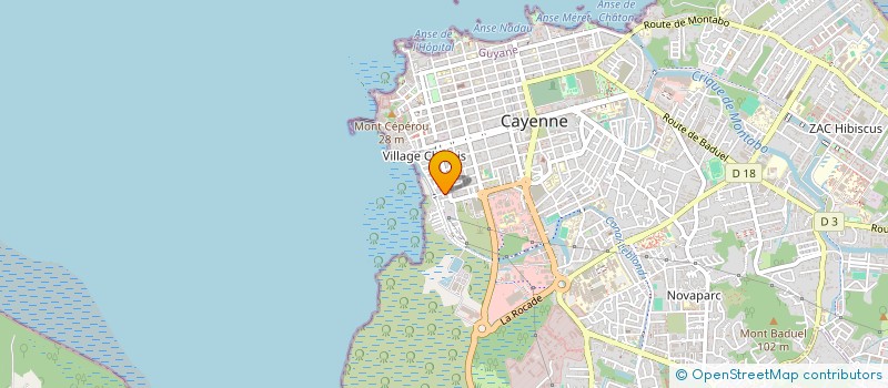 localisation de l'entreprise LUXART AGENCY  CAYENNE