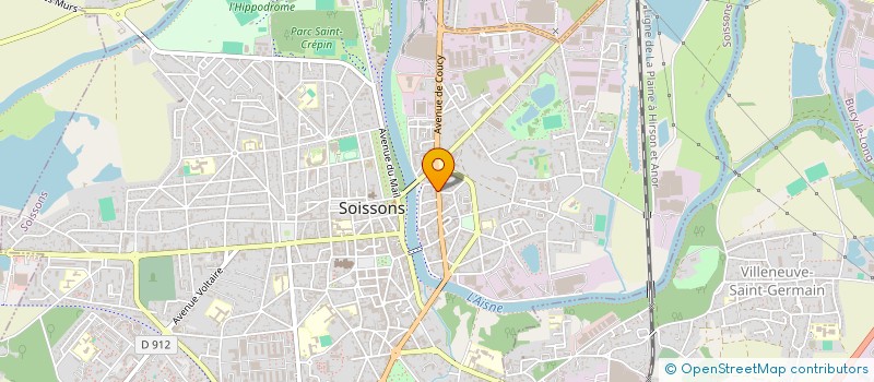 localisation de l'entreprise LUXART-RENOV à SOISSONS