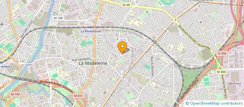 localisation de l'entreprise LUXCAB & CO à MARCQ-EN-BARŒUL