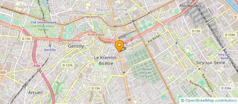 localisation de l'entreprise LUXCAR  LE KREMLIN-BICETRE