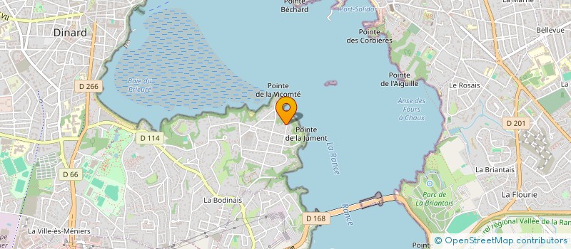 localisation de l'entreprise LUXCYBER  DINARD