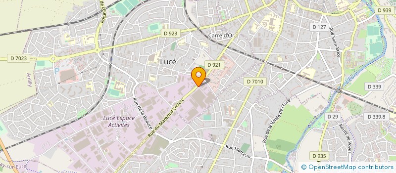 localisation de l'entreprise LUXE AUTOS 28 à LUCE