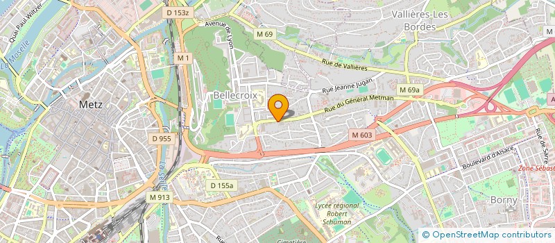 localisation de l'entreprise LUXE COIFFURE  METZ