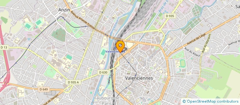 localisation de l'entreprise LUXE COIFFURE  VALENCIENNES