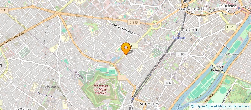 localisation de l'entreprise LUXE COIFFURE ZLG à SURESNES