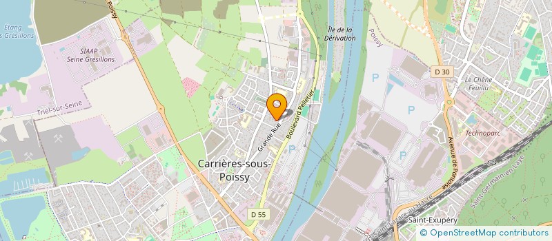 localisation de l'entreprise LUXE DRIVER PARIS  CARRIERES-SOUS-POISSY