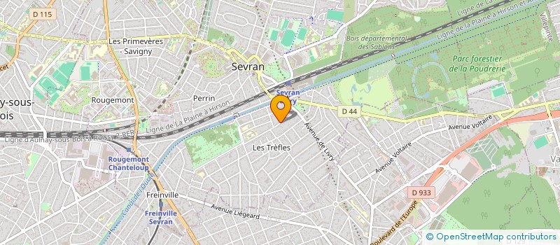 localisation de l'entreprise LUXE IMAGE à SEVRAN
