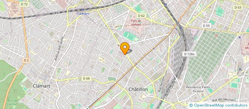 localisation de l'entreprise LUXE IMMO  CHATILLON