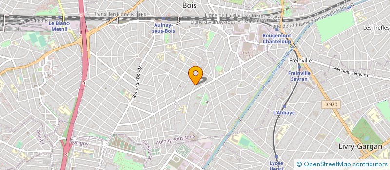 localisation de l'entreprise LUXE INTEMPOREL à AULNAY-SOUS-BOIS