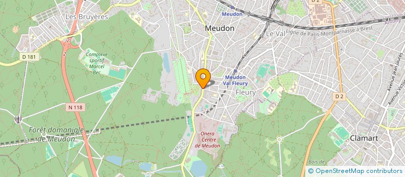 localisation de l'entreprise LUXE RETOUCHE PRESSING à MEUDON