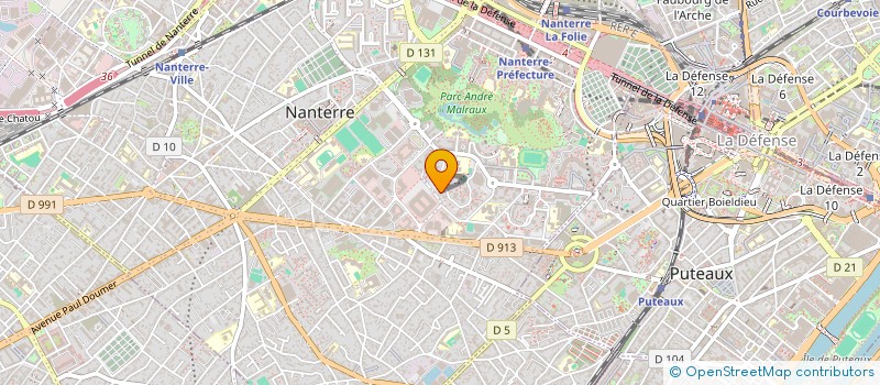 localisation de l'entreprise LUXE RIDE VTC  NANTERRE