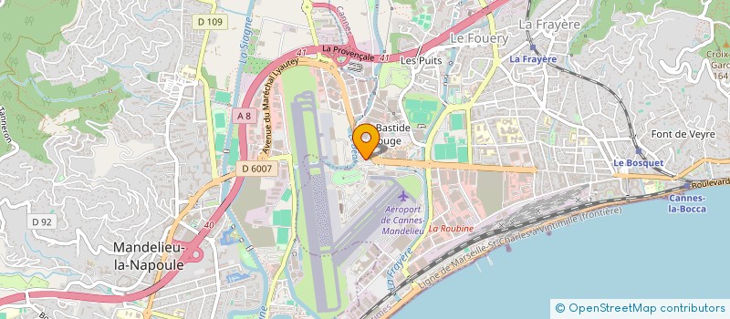 localisation de l'entreprise LUXE SC  CANNES