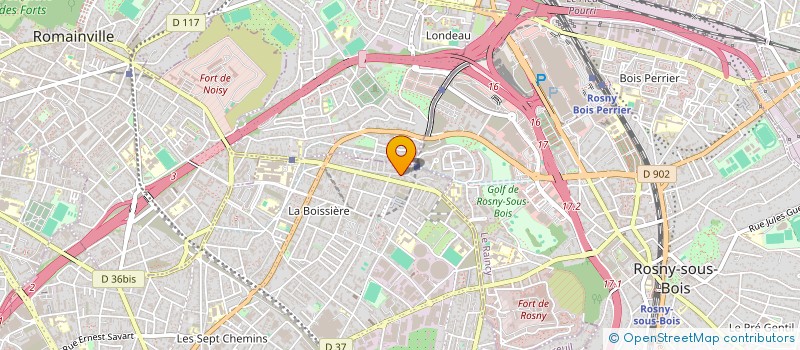 localisation de l'entreprise LUXE TEXTILE  MONTREUIL