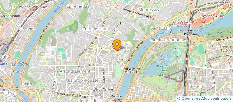 localisation de l'entreprise LUXE TRANSFERT LYON  CALUIRE-ET-CUIRE