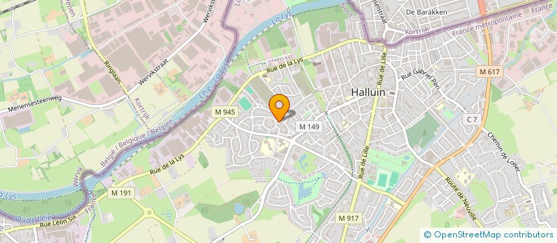 localisation de l'entreprise LUXE VIP RIDE TRANSPORT  HALLUIN