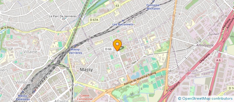localisation de l'entreprise LUXECO VTC à MASSY
