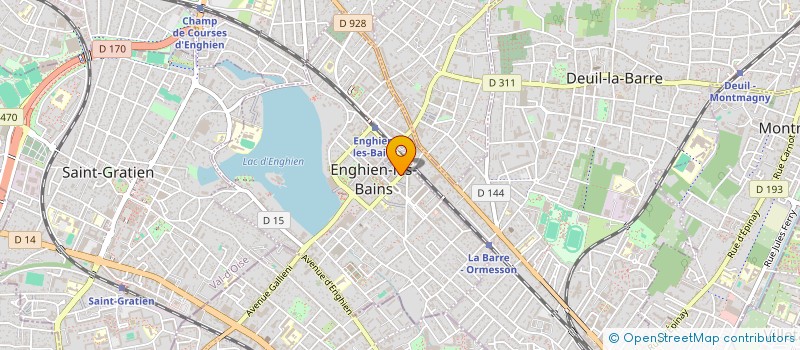 localisation de l'entreprise LUXEDRIVE  ENGHIEN-LES-BAINS