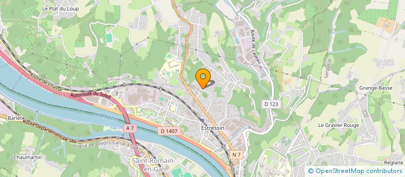 localisation de l'entreprise LUXEFOLIO à VIENNE