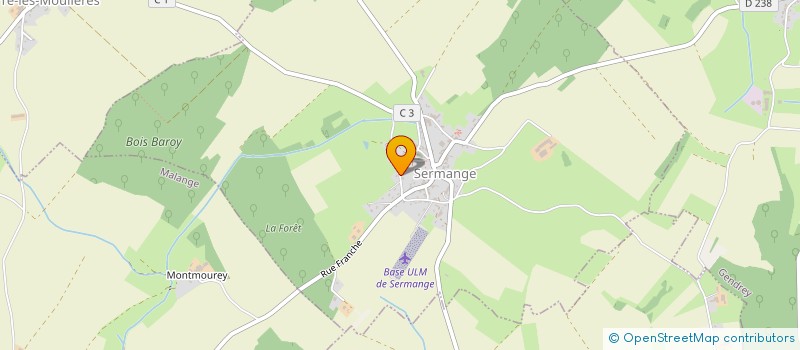 localisation de l'entreprise LUXELEO  SERMANGE