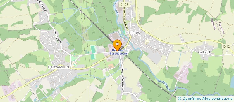 localisation de l'entreprise LUXEM à BERTHECOURT
