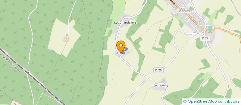 localisation de l'entreprise LUXEMBOURG à CERISIERS